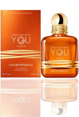 Giorgio Armani stronger with you Amber 100ml Edp İTHAL