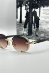 Balmain Kahverengi Cam Unisex Güneş Gözlüğü G1421-ILY Kahverengi