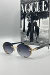 Balmain Metal Kasa Gold Çerçeve Unisex Güneş Gözlüğü G1368-ILY Siyah