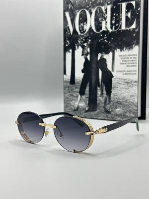 Balmain Metal Kasa Gold Çerçeve Unisex Güneş Gözlüğü G1368-ILY Siyah