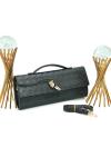 BOTTEGA VENETTA ANDİAMO CLUTCH BAG AQUALTİY BLACK Siyah