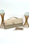 BOTTEGA VENETTA ANDİAMO CLUTCH BAG AQUALTİY BEJ Bej