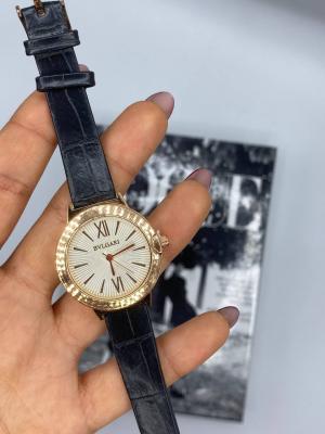 Bvlgari Deri Kordon Kadın Saat S124 