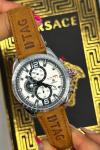 Carrera Tag Heuer Deri Kordon Gold Kasa Erkek Saat  S419 Diğer