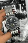 Cartier Çelik Gümüş Siyah Kadran Erkek Saat  S459 Diğer