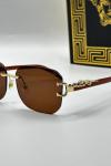 Cartier Kahverengi  Unisex Güneş Gözlüğü  G1761-VLL Diğer