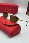 Cartier Kahverengi İthal Unisex Güneş Gözlük G3778