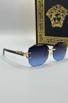 Cartier Mavi Cam Unisex Güneş Gözlüğü  G1762-VLL Mavi