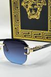 Cartier Mavi Cam Unisex Güneş Gözlüğü  G1762-VLL Mavi