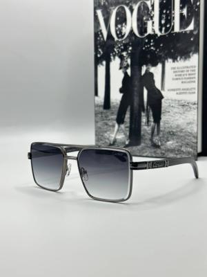 Cartier Metal Kasa Siyah Cam Erkek Güneş Gözlüğü G1372-ILY Siyah