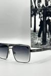 Cartier Metal Kasa Siyah Cam Erkek Güneş Gözlüğü G1372-ILY Siyah