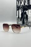 Cartier Metal Kasa Kahve Cam Erkek Güneş Gözlüğü G1390-ILY Kahverengi