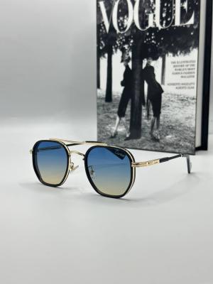 Cartier Metal Kasa Mavi Cam Erkek Güneş Gözlüğü  G1404 Gök Mavi