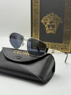 Celine Metal Kasa Gümüş  İthal Unisex Güneş Gözlüğü  G1943
