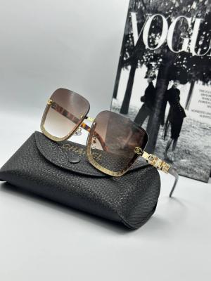 Chanel Taş Detaylı Leopar İthal Kadın Gözlük  G1876