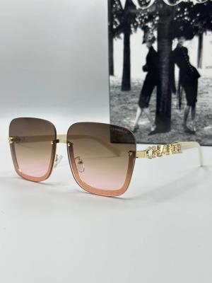 Chanel Taş Detaylı Krem İthal Kadın Gözlük  G1883