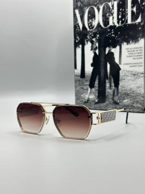 Dior Metal Kasa Kahvrengi Cam Unisex Güneş Gözlüğü G1420-ILY Kahverengi