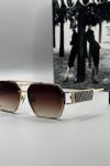 Dior Metal Kasa Kahvrengi Cam Unisex Güneş Gözlüğü G1420-ILY Kahverengi