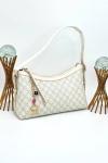 GUCCİ EMNLEM SHOULDER BAG NEW MODEL KREM VLT403