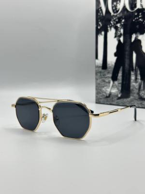 Gucci Siyah Cam Gold Çerçeve Unisex Güneş Gözlüğü  G1408 