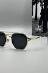 Gucci Siyah Cam Gold Çerçeve Unisex Güneş Gözlüğü  G1408 