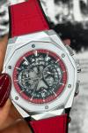 Hublot Çelik Kasa Deri Kordon Erkek Saat  S463 Diğer