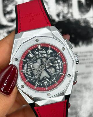 Hublot Çelik Kasa Deri Kordon Erkek Saat  S463