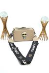 KARL LAGERFERD SNAPSHOT WITH BAGS BEJ Bej