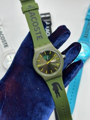 Lacoste Yazılı Yeşil  Unisex  Saat  S340