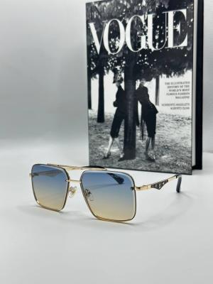 Louis Vuitton Metal Kasa Mavi Cam Erkek Güneş Gözlüğü G1387-ILY Mavi