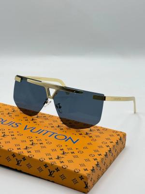 Louis Vuitton Siyah Gold Detay Erkek Güneş Gözlüğü  G1930