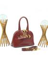 Miu Miu AVENTURE NAPPA TOP HANDLE BAG BORDO Bordo
