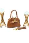 Miu Miu AVENTURE NAPPA TOP HANDLE BAG BROWN Kahverengi