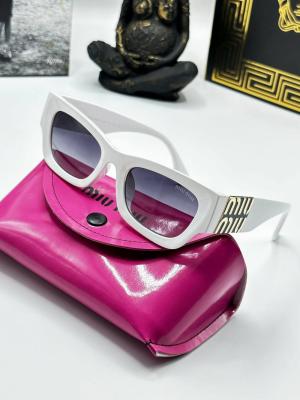 Miu Miu İthal Beyaz Kadın Güneş Gözlüğü  G1268-VLL