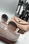 Miu Miu Kahverengi İthal Unisex Güneş Gözlüğü | G1825