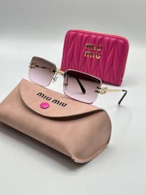 Miu Miu Pembe İthal Kadın Güneş Gözlük G3218-VLL