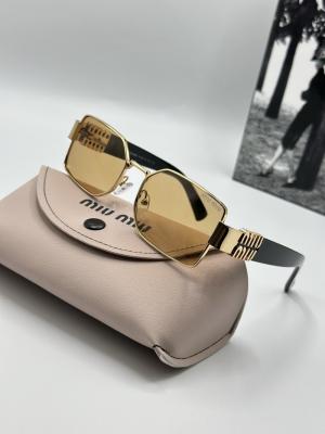 Miu Miu Yeni Sezon Sarı Unisex Güneş Gözlüğü  G1995-VLL