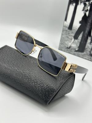 Miu Miu Yeni Sezon Gold Unisex Güneş Gözlüğü  G1997-VLL