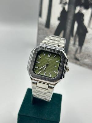 Patek Philippe Gümüş Yeşil Kadran Erkek Kol Saat S806-VLL