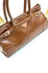 PRADA ANAMEL TRİANGLE LOGO TOTE BAG BEJ Bej