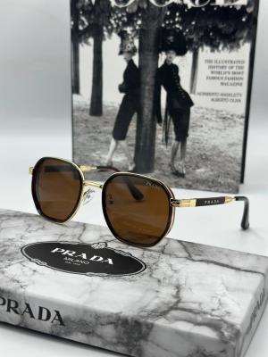 Prada Kahverengi  İthal Unisex Güneş Gözlüğü  G1832-VLL