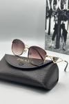 Prada Metal Kasa Kahve Cam Unisex Güneş Gözlüğü G1374-ILY Siyah
