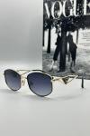Prada Metal Kasa Gold Çerçeve Unisex Güneş Gözlüğü G1376-ILY Siyah