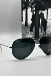 Rayban Damla Siyah Cam Siyah Çerçeve Erkek Güneş Gözlüğü  G1341