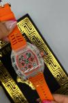 Richard Mille ChronoGraph Turuncu Mavi Erkek Saat  S499 Diğer