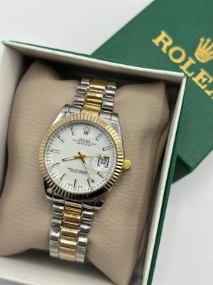 Rolex Datejust Gold-Gümüş Kadın Kol Saat S856