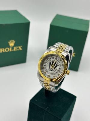 Rolex Datejust Gold Gümüş Kadın Kol Saat S883