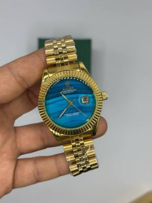 Rolex Datejust Gold Mavi Kadran Erkek Kol Saat S918