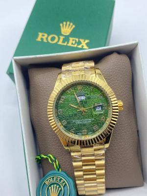 Rolex Day-Date Gold -Yeşil Kadran Erkek Kol Saati  S625