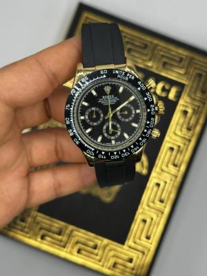 Rolex Daytona Siyah Erkek Kol Saat S885-DAY-T